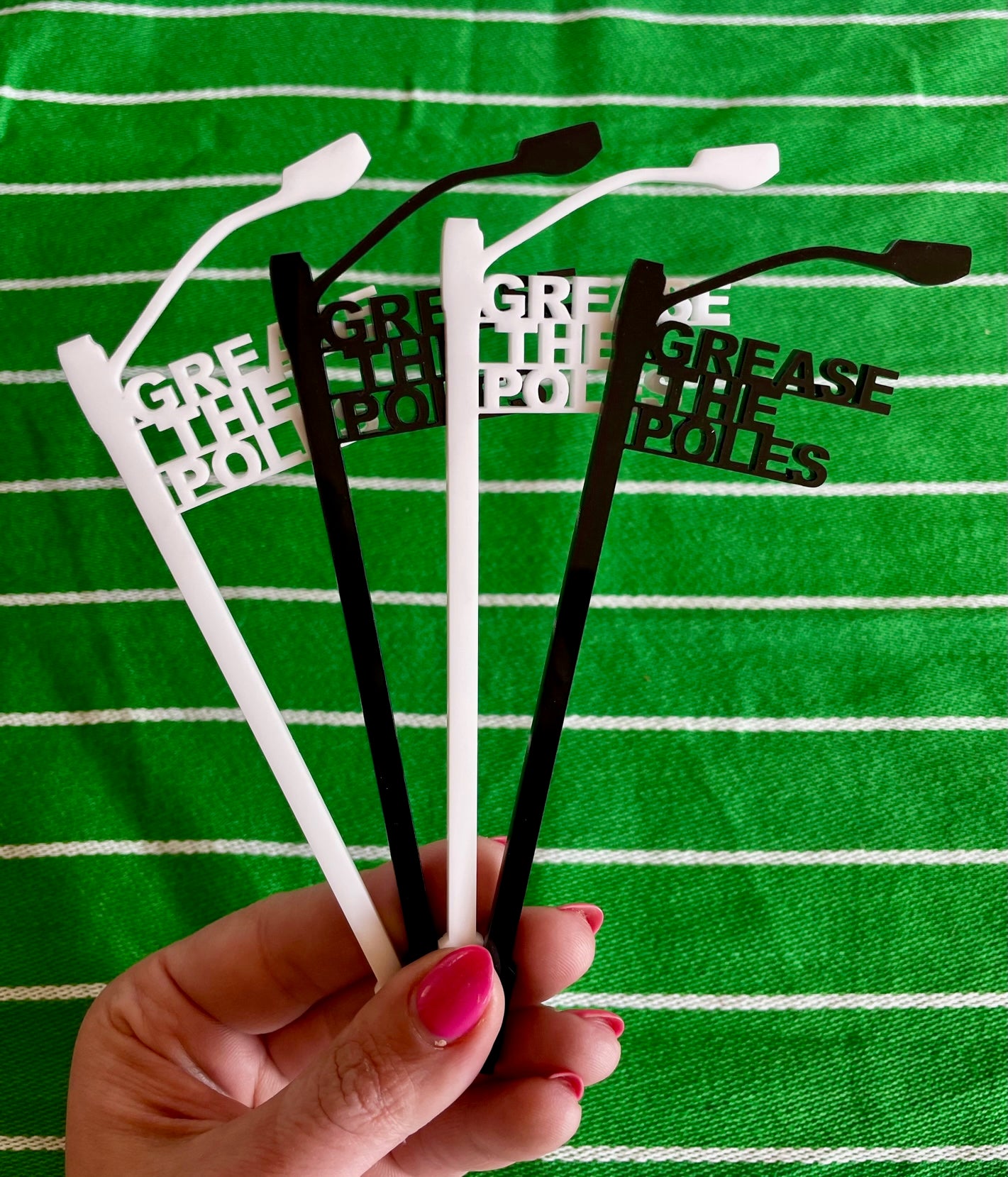 Grease The Poles Drink Stirrers