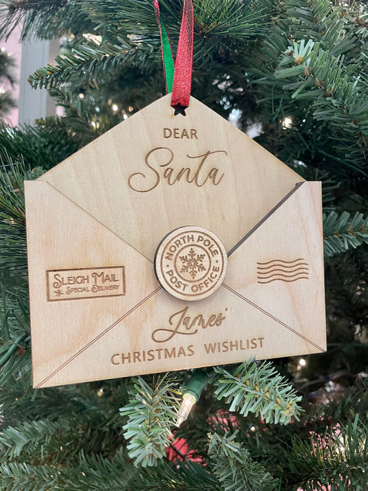Letter to Santa Ornament